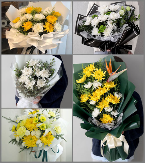 福建福州福清市东张镇崔后村白事花束代送
